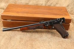 DWM Luger Pistol Carbine Pistole Parabellum .30 Luger 12" Semi-Auto, Shoulder Stock, Case C&R - 7