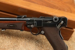 DWM Luger Pistol Carbine Pistole Parabellum .30 Luger 12" Semi-Auto, Shoulder Stock, Case C&R - 10
