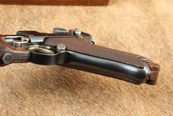 DWM Luger Pistol Carbine Pistole Parabellum .30 Luger 12" Semi-Auto, Shoulder Stock, Case C&R - 15
