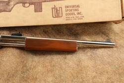 Universal Firearms Nickel Finished Late Version Vulcan Pump Action .30 M-1 Carbine Style Rifle C&R - 4