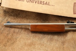Universal Firearms Nickel Finished Late Version Vulcan Pump Action .30 M-1 Carbine Style Rifle C&R - 5