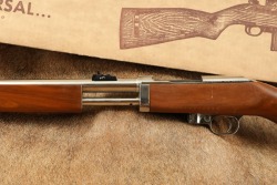 Universal Firearms Nickel Finished Late Version Vulcan Pump Action .30 M-1 Carbine Style Rifle C&R - 6