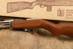 Universal Firearms Nickel Finished Late Version Vulcan Pump Action .30 M-1 Carbine Style Rifle C&R - 7