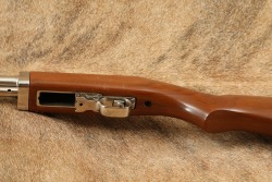Universal Firearms Nickel Finished Late Version Vulcan Pump Action .30 M-1 Carbine Style Rifle C&R - 19