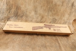 Universal Firearms Nickel Finished Late Version Vulcan Pump Action .30 M-1 Carbine Style Rifle C&R - 32