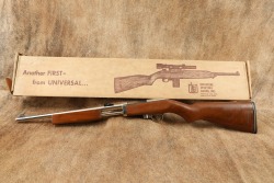 Universal Firearms Nickel Finished Late Version Vulcan Pump Action .30 M-1 Carbine Style Rifle C&R - 33