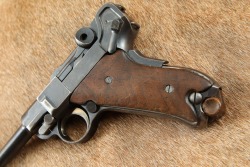 DWM Model 1900 &ldquo;American Eagle&rdquo; Ideal Stock/Holster Luger 7.65mm 4.75&rdquo; Semi-Auto Pistol, 1900-02 C&R - 9