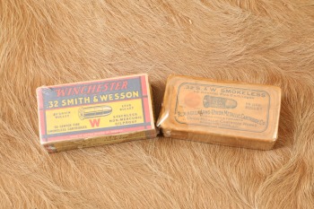 2x Full Boxes, 100x Rounds of Vintage .32 S&W Ammo, 1x REM-UMC, 1x Winchester, Collector Wrapped