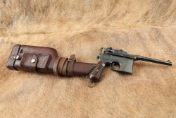 Sharp Mauser Model 1930 M30 Broomhandle C96 7.63mm/.30 Semi-Automatic Pistol & Stock-Holster, C&R - 28