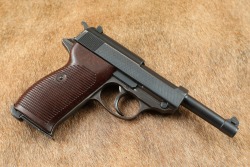 German WW2 Military Spreewerke cyq P.38 9mm 5&rdquo; Semi-Auto Pistol 1944 C&R