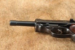 German WW2 Military Spreewerke cyq P.38 9mm 5&rdquo; Semi-Auto Pistol 1944 C&R - 9