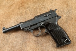 German WW2 Military Spreewerke cyq P.38 9mm 5&rdquo; Semi-Auto Pistol 1944 C&R - 5