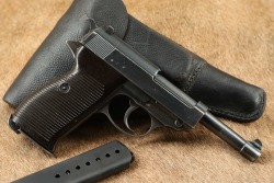 German WW2 Military Spreewerke cyq P.38 9mm 5&rdquo; Semi-Auto Pistol W/ Holster & 2x Mags 1944 C&R