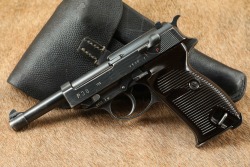 German WW2 Military Spreewerke cyq P.38 9mm 5&rdquo; Semi-Auto Pistol W/ Holster & 2x Mags 1944 C&R - 5