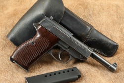 German WW2 Military Mauser byf-43 P.38 9mm 5&rdquo; Semi-Auto Pistol W/ Holster 1943 C&R