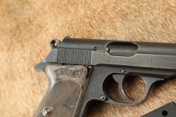 German WW2 Nazi Police &ldquo;Eagle C&rdquo; Marked Walther Model PPK 7.65mm 3.25&rdquo; Semi-Auto Pistol 1942 C&R - 4