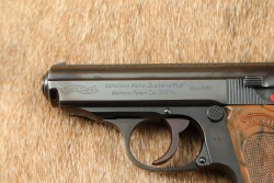 German WW2 Nazi Police &ldquo;Eagle C&rdquo; Marked Walther Model PPK 7.65mm 3.25&rdquo; Semi-Auto Pistol 1941 C&R - 7