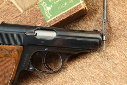 Walther Zella-Mehlis Thuringia Model PPK 7.65mm .32 ACP Semi-Automatic Pistol Box & Tin, 1935 C&R - 5