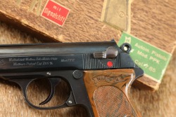 Walther Zella-Mehlis Thuringia Model PPK 7.65mm .32 ACP Semi-Automatic Pistol Box & Tin, 1935 C&R - 8