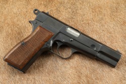 Post-War Belgian FN Commercial Browning Hi-Power 9mm Luger 4 5/8&rdquo; Semi-Auto Pistol 1951-1952 C&R