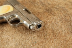 Factory Engraved, Nickel & Pearl Spanish Errasti &ldquo;Ruby&rdquo; 7.65mm .32 ACP 2.5&rdquo; Semi-Auto Pistol C&R - 15
