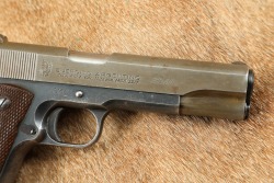 Argentine Army Post-WW2 DGFM FMAP 1927 Sistema Colt 11.25mm .45 ACP 5&rdquo; Semi-Auto Pistol 1946 C&R - 4