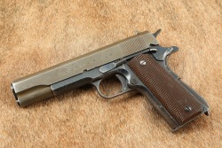 Argentine Army Post-WW2 DGFM FMAP 1927 Sistema Colt 11.25mm .45 ACP 5&rdquo; Semi-Auto Pistol 1946 C&R - 5