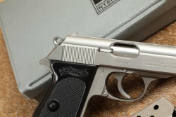 Walther Interarms Model PPK Stainless .380 ACP 3 1/4" Semi-Auto Pistol, Box & Target 1987 - 4