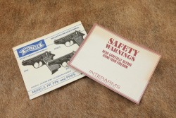 Walther Interarms Model PPK Stainless .380 ACP 3 1/4" Semi-Auto Pistol, Box & Target 1987 - 25