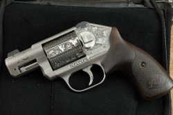 Custom Engraved Kimber K6S Stainless .357 Magnum 2&rdquo; Double Action Only Revolver W/ Box ca. 2018 - 6