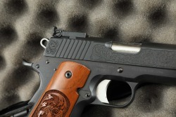Factory Engraved, 1 of 250, TALO Exclusive Kimber Patriarch .45 ACP 5&rdquo; Semi-Auto Pistol W/ Case 2010 - 3