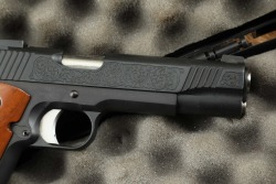 Factory Engraved, 1 of 250, TALO Exclusive Kimber Patriarch .45 ACP 5&rdquo; Semi-Auto Pistol W/ Case 2010 - 4