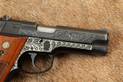 Consecutive Set Engraved Smith & Wesson S&W 39-2 9mm 4&Prime; Double Action Semi-Automatic Pistols w/ Letters C&R 1972 - 2