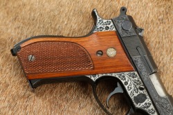 Consecutive Set Engraved Smith & Wesson S&W 39-2 9mm 4&Prime; Double Action Semi-Automatic Pistols w/ Letters C&R 1972 - 7