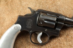 Smith & Wesson S&W Pre-Model 10 Post-War 2&Prime; & Bridgeport Rig 5-Screw Double Action Revolver .38 Special 1947-48 - 6