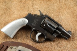 Smith & Wesson S&W Pre-Model 10 Post-War 2&Prime; & Bridgeport Rig 5-Screw Double Action Revolver .38 Special 1947-48 - 29