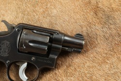 Smith & Wesson S&W Pre-Model 10 Post-War 2&Prime; & Bridgeport Rig 5-Screw Double Action Revolver .38 Special 1947-48 - 33