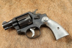 Smith & Wesson S&W Pre-Model 10 Post-War 2&Prime; & Bridgeport Rig 5-Screw Double Action Revolver .38 Special 1947-48 - 34