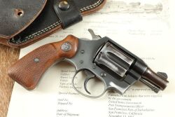 Documented USAF Colt Aircrewman Air Force Aluminum Alloy .38 Special 2&rdquo; Revolver, 1951 C&R