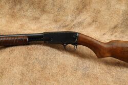 Custom Winchester Model 61 .22 LR Shot Only 24&rdquo; Winchester Counter-Bore Smoothbore Pump Action Rifle - 10