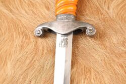 German Army M-1935 Dress Dagger & Scabbard WW2 Heer Officer Carl Eickhorn - 10