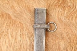 German Army M-1935 Dress Dagger & Scabbard WW2 Heer Officer Carl Eickhorn - 15
