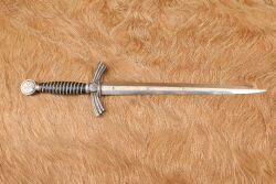 German WW2 Luftwaffe Officer 1st Model Dress Dagger & Scabbard W/ Hanger - 3