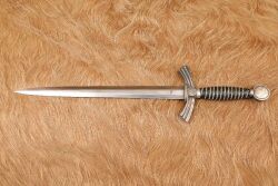 German WW2 Luftwaffe Officer 1st Model Dress Dagger & Scabbard W/ Hanger - 6