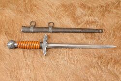 German WW2 Luftwaffe Officer Alcoso 2nd Model Dress Dagger & Scabbard - 2