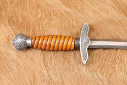 German WW2 Luftwaffe Officer Alcoso 2nd Model Dress Dagger & Scabbard - 4