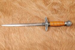 German WW2 Luftwaffe Officer Alcoso 2nd Model Dress Dagger & Scabbard - 6