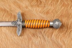 German WW2 Luftwaffe Officer Alcoso 2nd Model Dress Dagger & Scabbard - 8