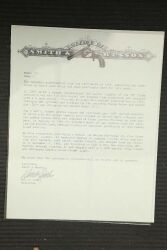 First Year Smith & Wesson S&W Pre Model 29 .44 Magnum 4&rdquo; DA/SA Revolver & Letter 1956 - 31