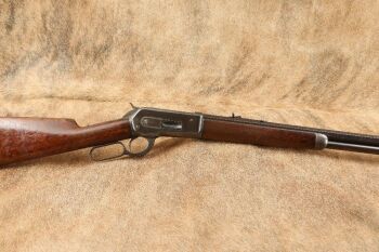 Winchester Model 1886 26" Octagonal .40-65 WCF Lever Action Rifle & Letter, 1888 Antique